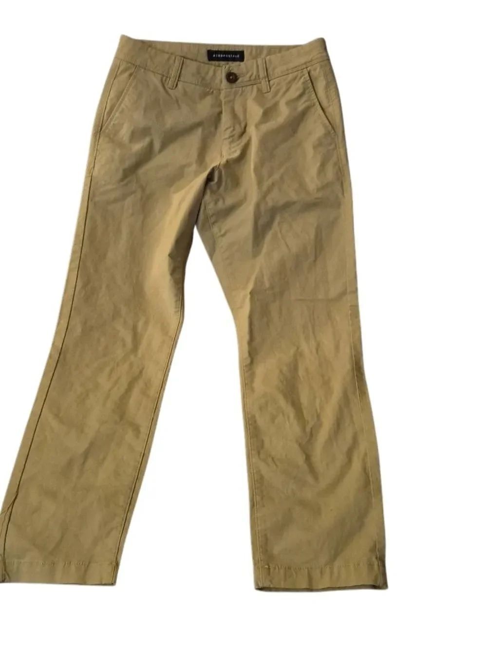 Aeropostale Men’s Tan Chino Pants - Straight Fit(54)